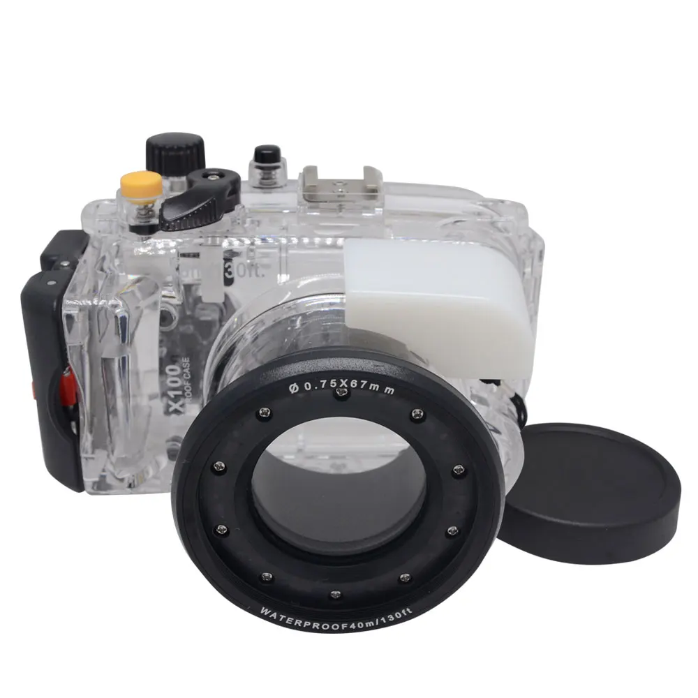 Mcoplus 40 м/130 футов RX 100 подводный водонепроницаемый корпус для камеры чехол Sony