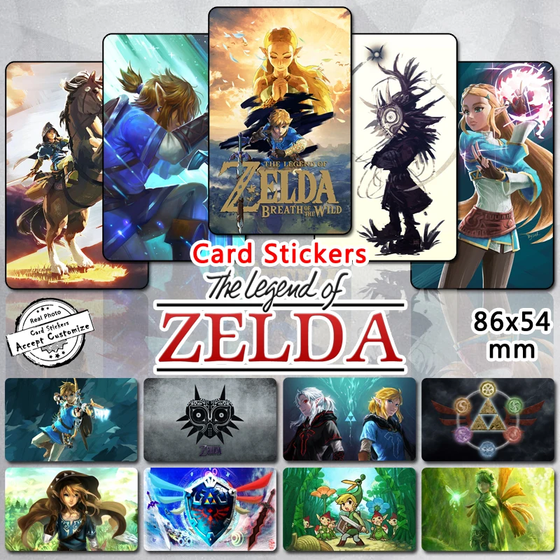 35 pcs lot The Legend of Zelda Cartoon Card Stickers Breath of The Wild Link