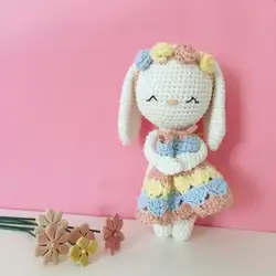 Вязаная крючком погремушка armigurumi pretty bunny Номер модели 862