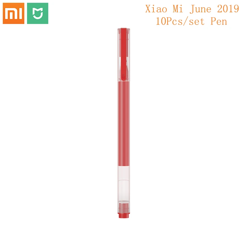 Оригинальный Xiaomi является чрезвычайно прочным гелевая ручка 10 шт./кор. палочки