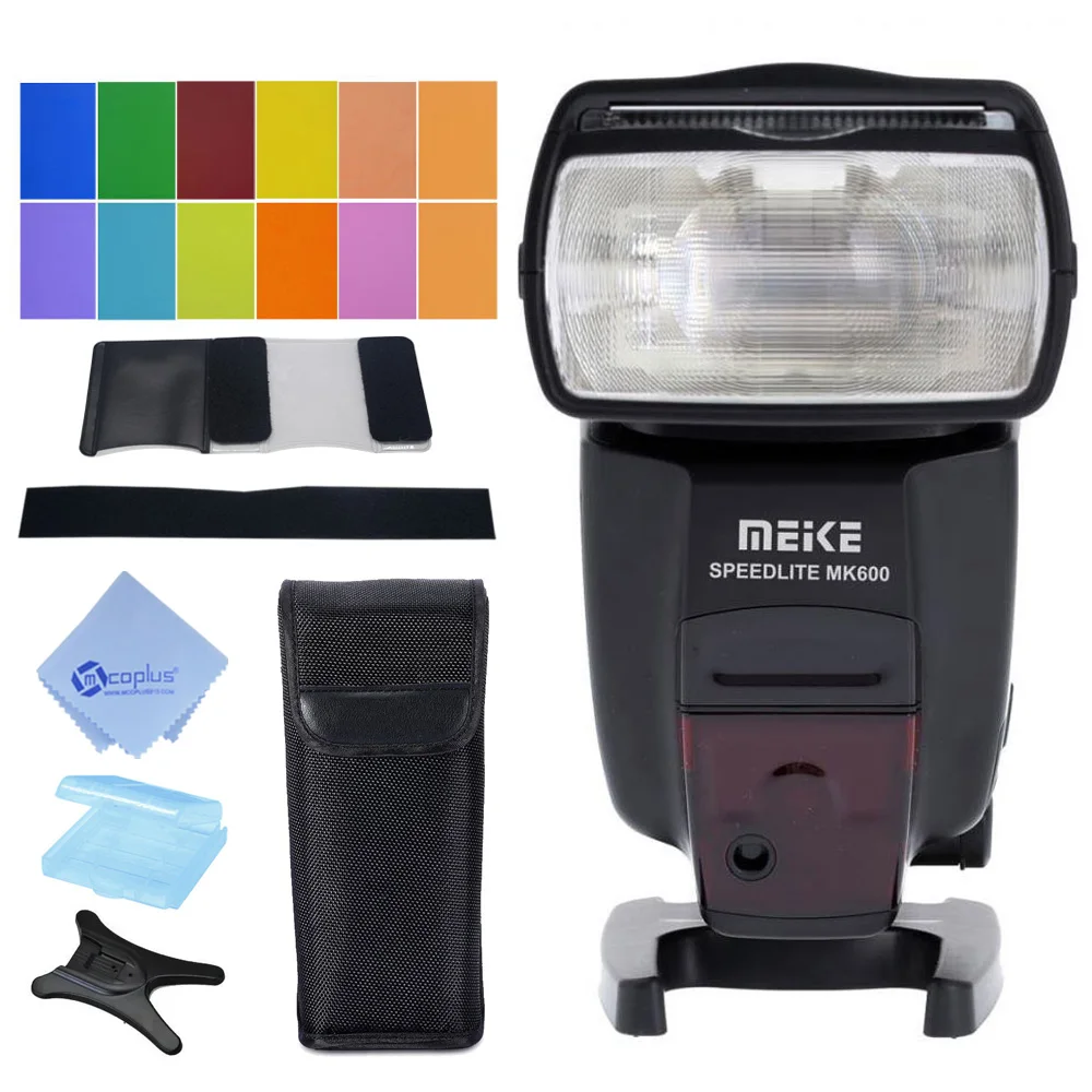Meike Mk600 Flash Gn60 Ttl 1/8000s Sync Master & Slave Speedlite For