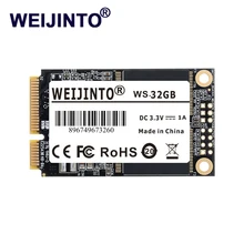 WEIJINTO mSATA SSD 120 ГБ 240 ГБ 64 Гб мини SATA3 SATA2 Внутренний твердотельный жесткий диск 32 ГБ 16 ГБ 8 ГБ для настольного ноутбука сервер