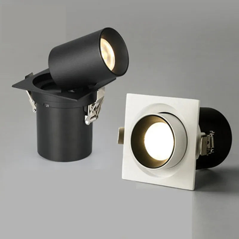 

COB LED dimming downlight recessed ceiling spotlight 7W 9W 12W indoor lighting downlight AC85-265V