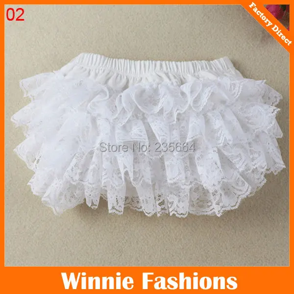 

Cute Solid Color Baby Lace Bloomers Little Girls Ruffles Shorts with 3 Sizes Infant Cotton Underwear Toddle Pants Diaper Covers