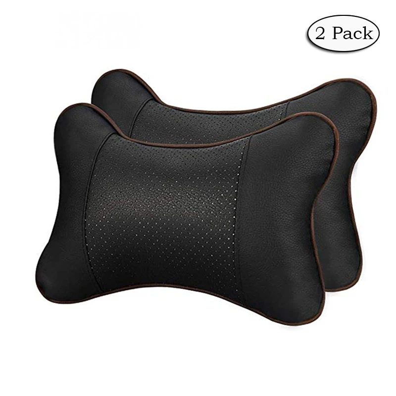 

2 Pack Car Neck Pillow Breathable Auto Head Rest Cushion Relax Neck Support Headrest Comfortable Soft Pillows TZ002
