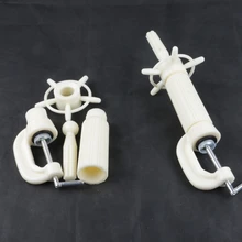 HARMONY Good Quality 1 Piece Beige Wig Stand Holder With Extension Tube for display mannequin head