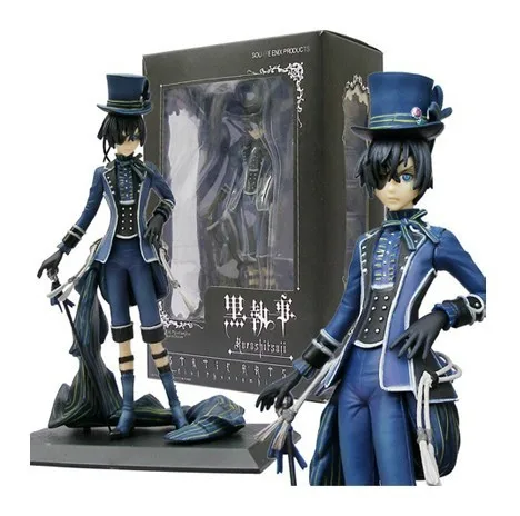 

Black Butler Kuroshitsuji Ciel Phantomhive PVC Action Figure Collection Model For Christmas Gifts Free Shipping