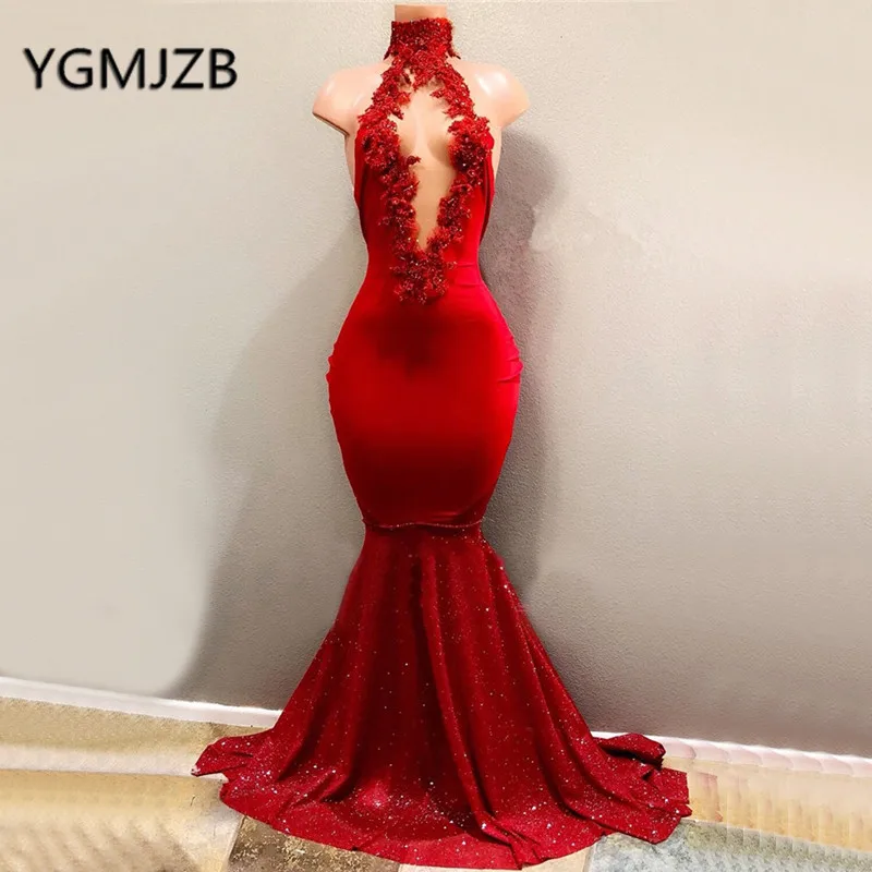 sexy red evening dresses