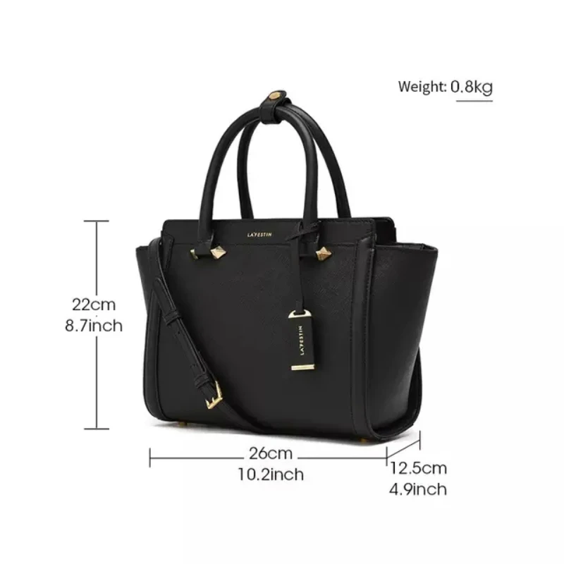 US $65.00 La Festin Famous Handbags Women Designer Fashion Bags Trapeze Shoulder Totes Bags Multifunction Brands Bag Bolsa