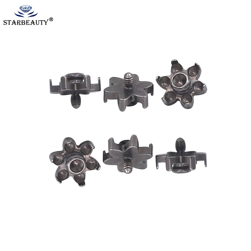 10 Pz G23 Titanio Fai Da Te Parte Superiore Per Micro Dermal Anchor Materiale Per La Pelle Diver Impianti Gioiello Sexy Penetranti Del Corpo Nasconder