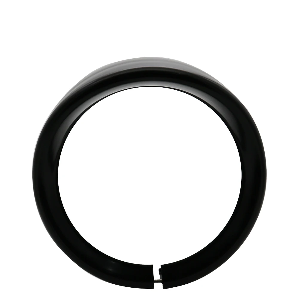 

Black 5.75 inch Headlamp Visor for harley sportster 883 Headlamp Trim Ring for Harley Parts 5 3/4" Led Headlight Sports