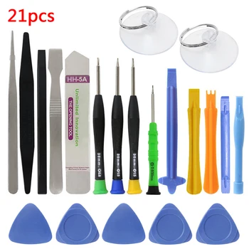 

21 in 1 Mobile Phone Repair Tools Kit Spudger Pry Opening Tool Screwdriver Set for iPhone X 8 7 6S 6 Plus Hand Tools Set