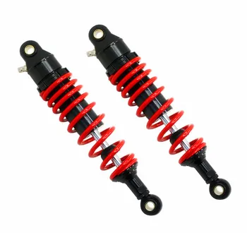 

310mm Universal Shock Absorbers motorcycle for Honda Yamaha Suzuki Kawasaki Dirt bikes kart ATV Bikes and Quad Black+red