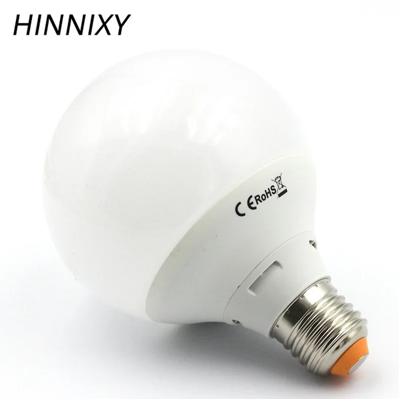 Hinnixy E27 G95 светодиодный глобальный форма лампы 12 W 220 V-240 V теплый белый холодный белый D95mm * H135mm шарик пузыря шарика свет энергосберегающие