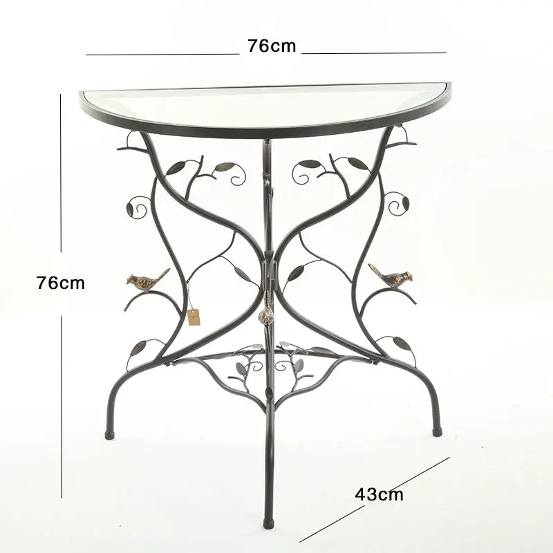 Металлический журнальный столик, диван для гостиной, кованые Угловые входные столы