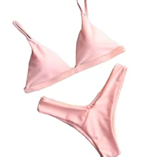 Женский сексуальный пуш-ап пляжный бюстгальтер с подкладкой комплект с бретелями с тонкими лямками жилет 2-14