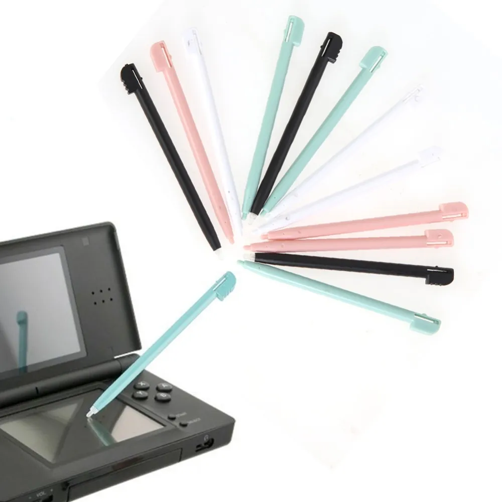 12 шт. цветной пластиковый стилус для сенсорного экрана для nintendo ND-S DS LITE DSL консоль игровой видео экран сенсорная ручка игровой аксессуар