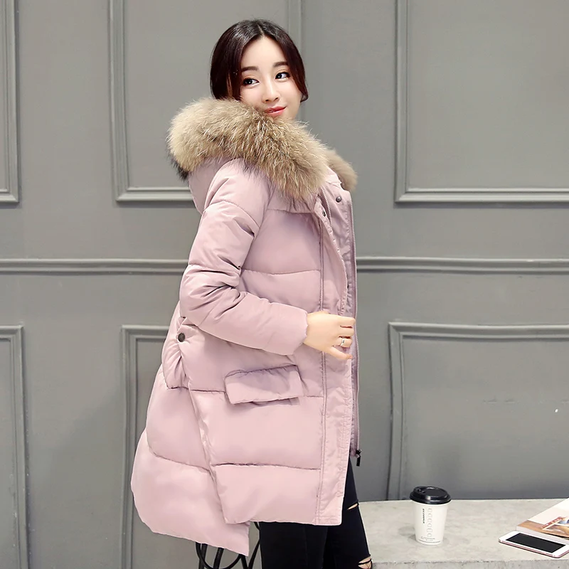 New 2016 women long down jacket coat jacket