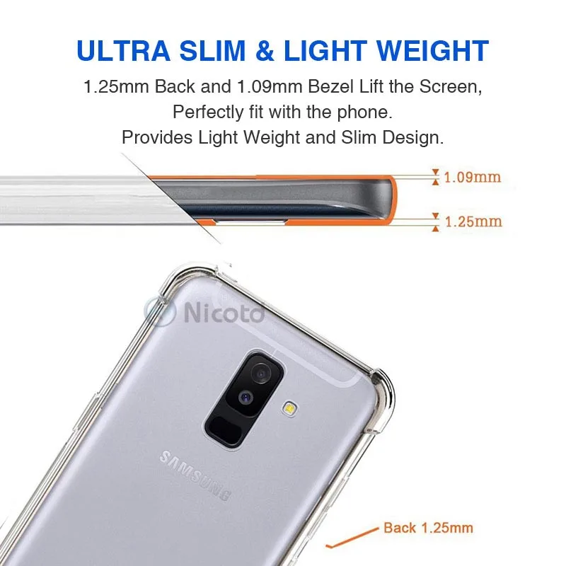 Ultra Thin Clear Silicone TPU Soft Case - Durable Back Cover for Samsung Galaxy A Series