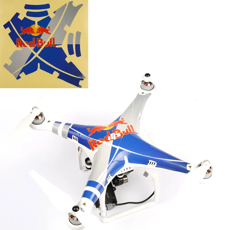 Waterproof Rc DJI Phantom 2 Vision Plus GPS Drone RC Quadcopter Kit 5.8G Radio FPV Camera Sticker Phantom Shell Stickers