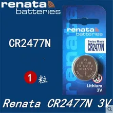 1 шт. Горячая новинка RENATA CR2477N CR2477 2477 3 в высокая производительность высокая термостойкость кнопки батареи