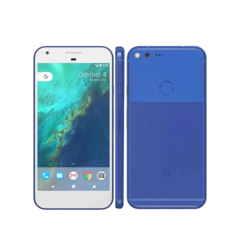 Google Pixel XL,, 5,5 дюймов, четырехъядерный процессор, 4 ГБ, 32 ГБ/128 ГБ, камера 12 МП, LTE, 4G, 2160 P, Android, разблокированный отремонтированный мобильный телефон