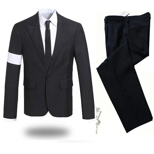 michael jackson black suit