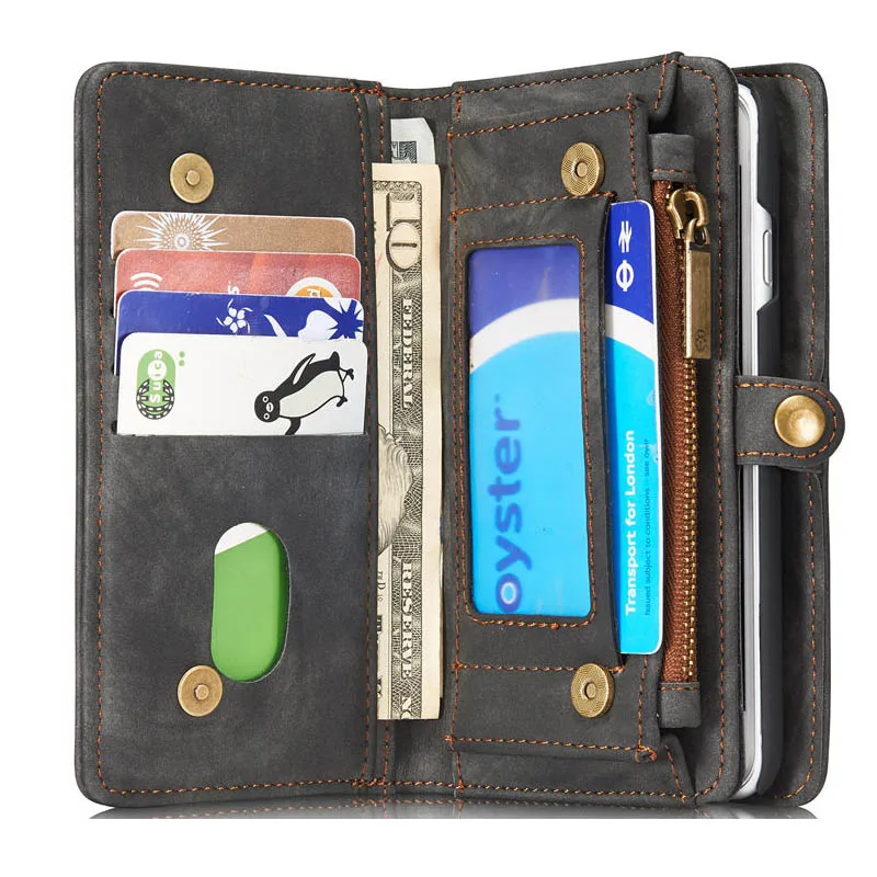 imágenes para Tirón de la Carpeta del Cuero Genuino Caja Del Teléfono Desmontable Teléfono Móvil de Coches de Slot + Cubierta del soporte Para Samsung Galaxy egde S7 S7 S8 S8 plus imágenes para Tirón de la Carpeta del Cuero Genuino Caja Del Teléfono Desmontable Teléfono Móvil de Coches de Slot + Cubierta del soporte Para Samsung Galaxy egde S7 S7 S8 S8 plus