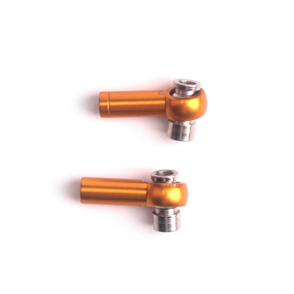 

2PCS M3 Ball Head Holder Adjustable Steering Tie Rod Length Link Rod End RC Hobby Model for 1:10 RC Climbing Car Upgrade Parts