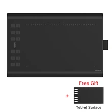 On sale HUION New 1060Plus 8192 Levels Graphic Tablets Digital Drawing Tablets Signature Pen Tablet with Film Gift