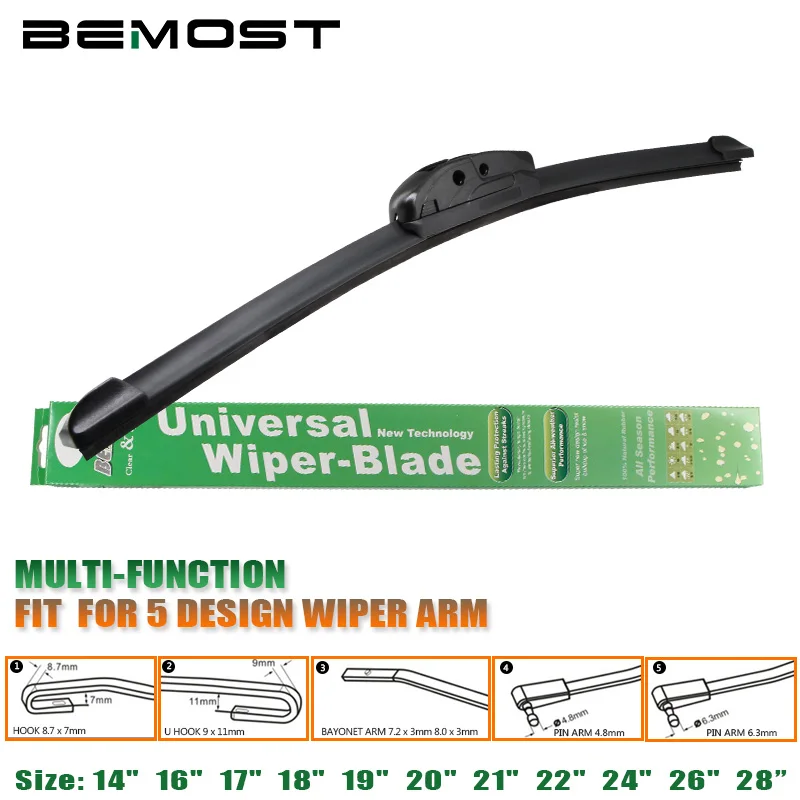Auto Car Windshield Wiper Blade Frameless Natural Rubber 14\ Auto Car Windshield Wiper Blade Frameless Natural Rubber 14\