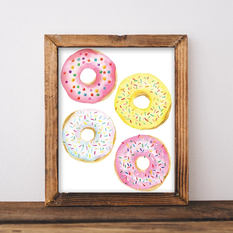 Donut Wall Art Print
