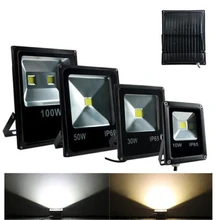 6pcs RGB Led Flood Light 10W 20W 30W 50W Led Exterior Spotlight IP65 Outdoor lighting Reflector Spot Floodlight