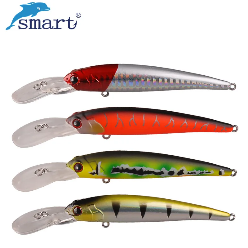 

Smart Fishing Lures 90mm/9.1g Minnow Bait Floating 2-3m Lures Peche A La Carpe Fishing Tackle Leurre Souple Swimbait Trolls