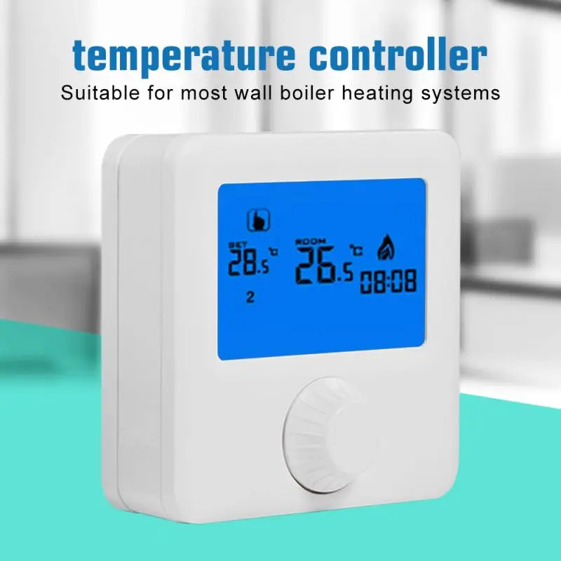 HYO6BW Digital LCD Display Heating witch Cool/Heat Temp Thermostats