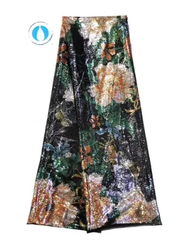 

2019 Hot Sale French Lace Fabric High Quality Beautiful African Lace Fabrics For Nigerian Wedding Dress D121