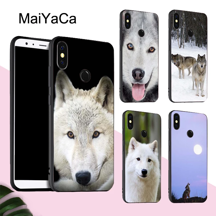 

MaiYaCa Wolves Silicone Phone Case For Xiaomi Redmi Note 5 Plus Mi 8 Lite 9 6X A2 Note 7 Case Redmi 4X 6A 6 Pro S2 Max 2 3 Cover