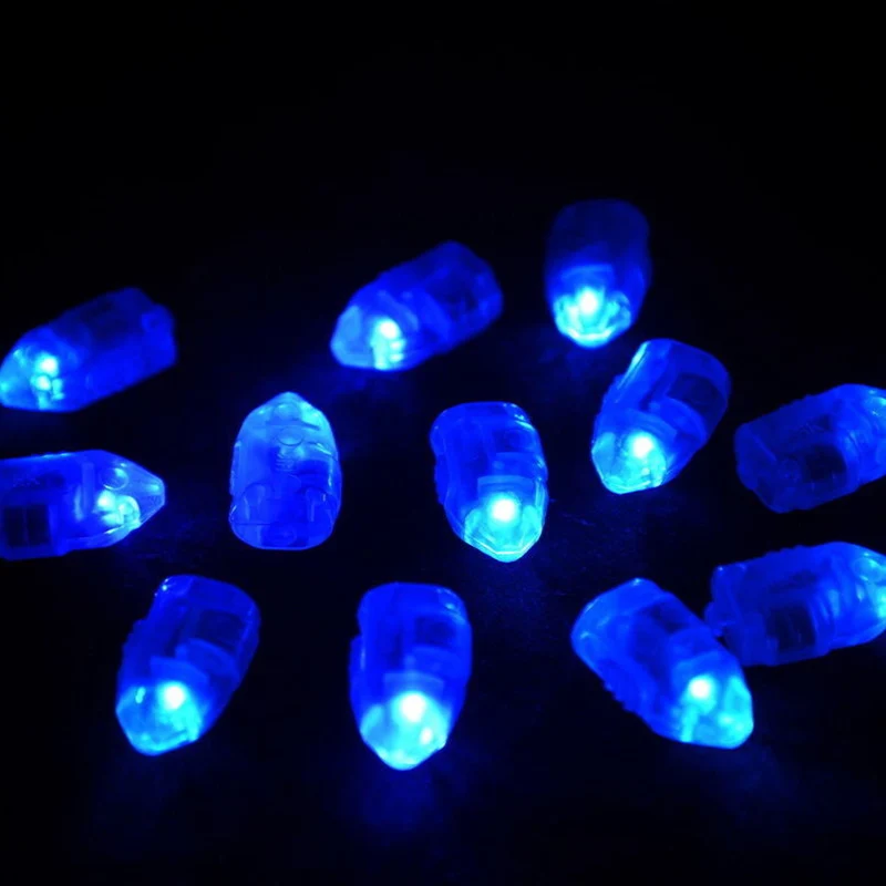 10 шт. мини маленький светодиодный фонарик светильники из воздушного шара для фонаря Рождество Свадьба День Рождения вечерние Декор - Испускаемый цвет: blue