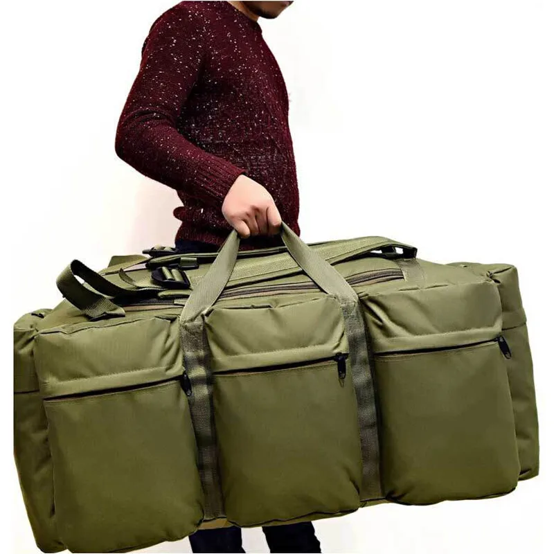 2018 Men&#39;s Vintage Travel Bags Large Capacity Canvas Tote Portable Luggage Daily Handbag Bolsa ...