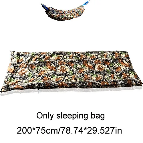 Двойной портативный гамак la siesta, нижнее одеяло, нейлоновый гамак, спальный мешок - Цвет: 01 Sleeping bag