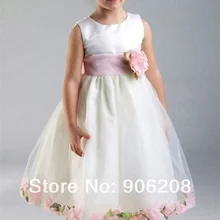 ; белое платье принцессы с цветочным узором для девочек; вечерние элегантные платья