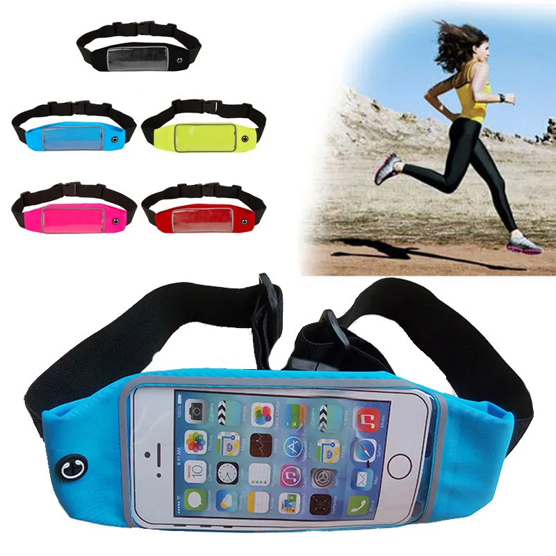 Waterproof Running Sport Waist Bag Phone Pouch Purse Wallet Case Holder