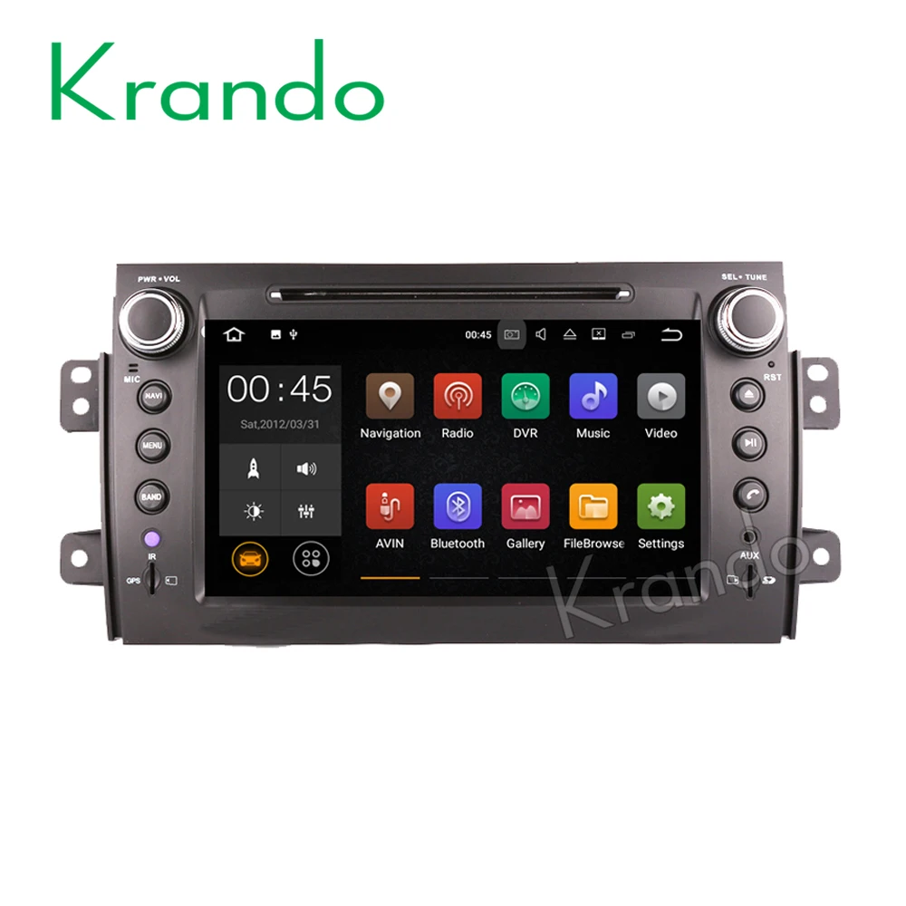 Best Krando 8" Android 8.0 car navigation multimedia system for Suzuki SX4 2006-2012 audio radio gps dvd player WIFI 3G DAB+ 0 Best Krando 8" Android 8.0 car navigation multimedia system for Suzuki SX4 2006-2012 audio radio gps dvd player WIFI 3G DAB+ 0