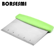 Горячая Распродажа Нержавеющая сталь скребок для теста для пиццы форма-резак для украшения торта инструменты скребкового инструменты для выпекания Кухня гаджеты