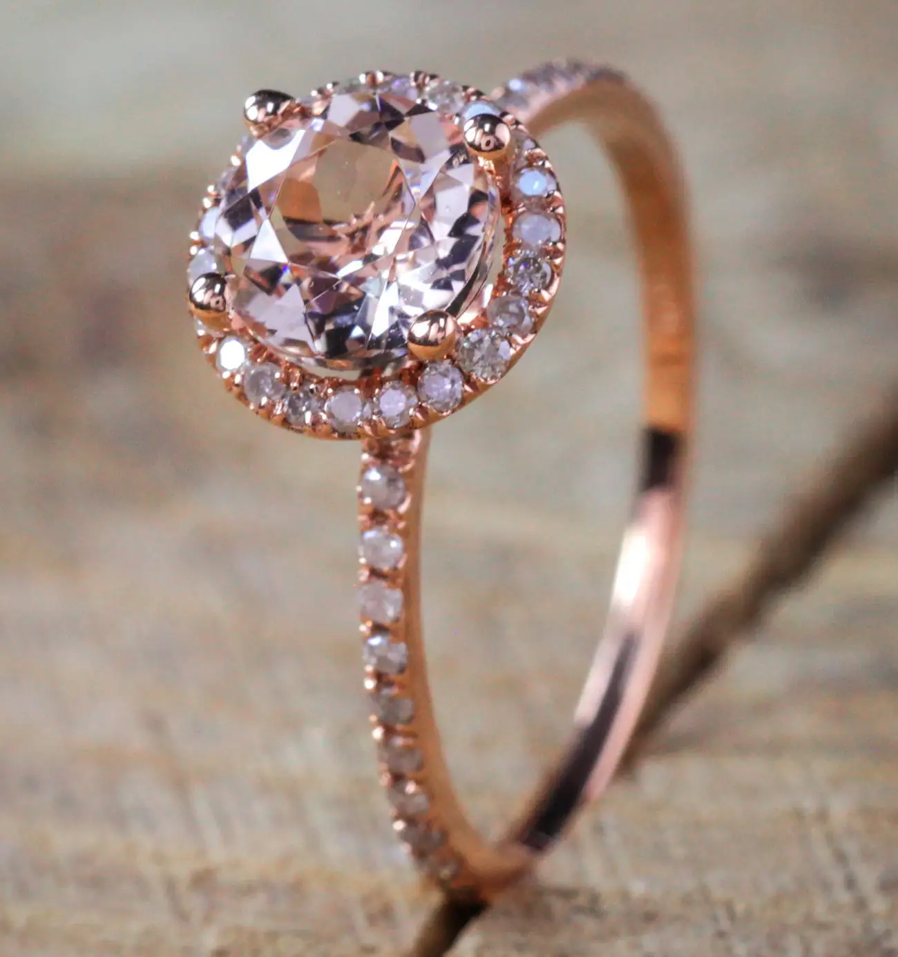 

2019 new fashion rose gold color round fashion ring for girl lovers love party gift jewelry drop shipping moonso R5052