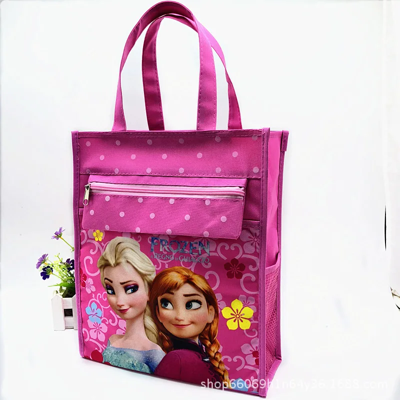 Disney Принцесса замороженная Студенческая сумка школьная сумка книга комиксов сумка косметичка Ланч ElsaTutor посылка сумка арт хранение