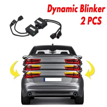 

2PCS Dynamic Turn Signal Indicator LED Taillight Module Cable Wire Harness For Audi A3 S3 RS3 8V 2012+ Left Right Tail Light