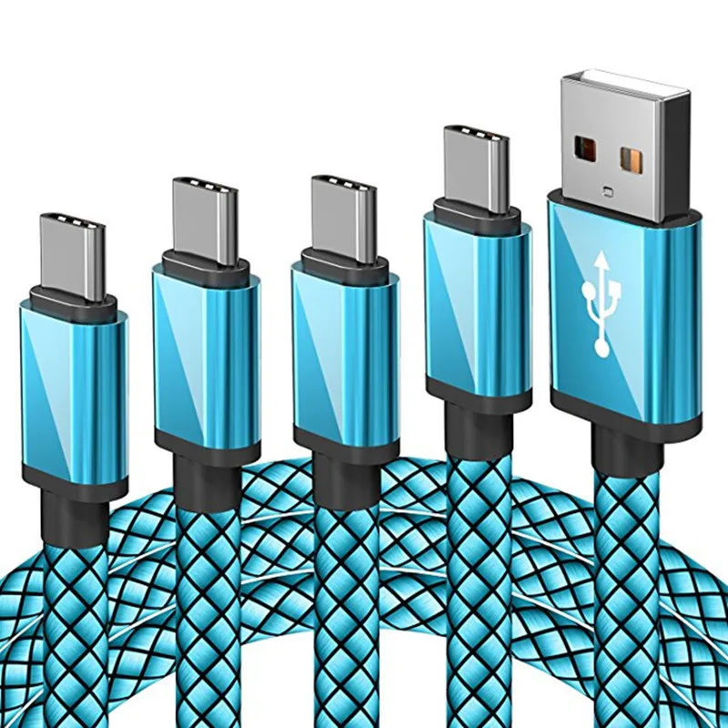 Кабель USB Type-C 2 м А кабель для быстрой зарядки и синхронизации данных Samsung Galaxy S8 S9 S10