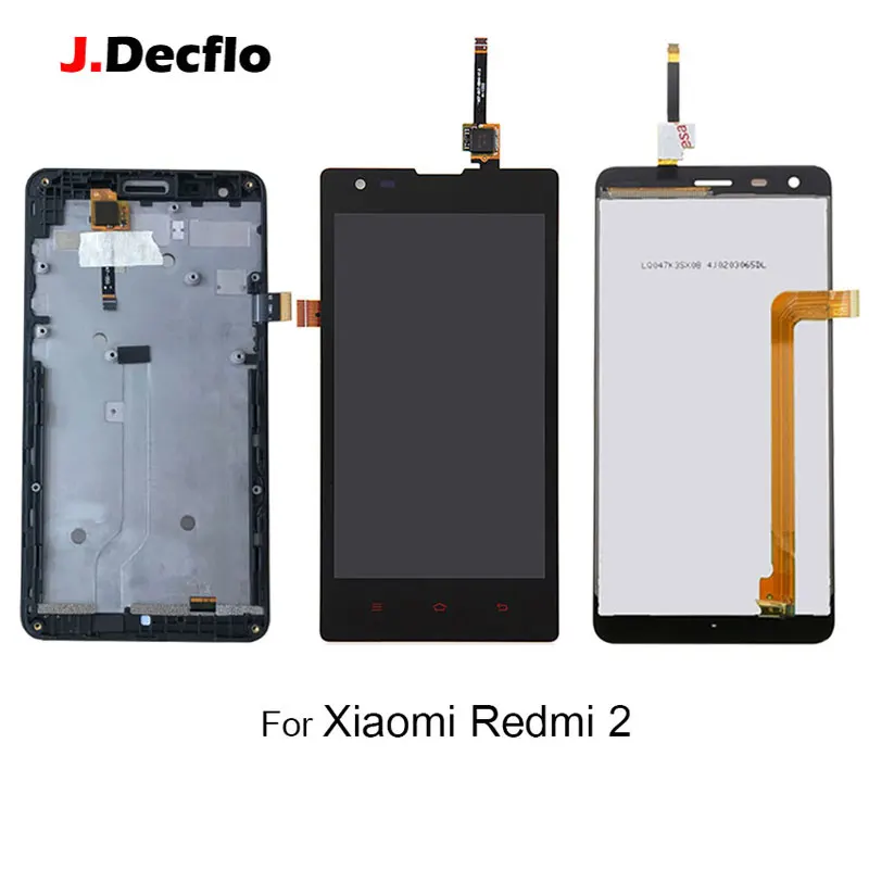 100% протестированный Оригинальный ЖК дисплей для Xiaomi Redmi2 Redmi 2 с сенсорным экраном