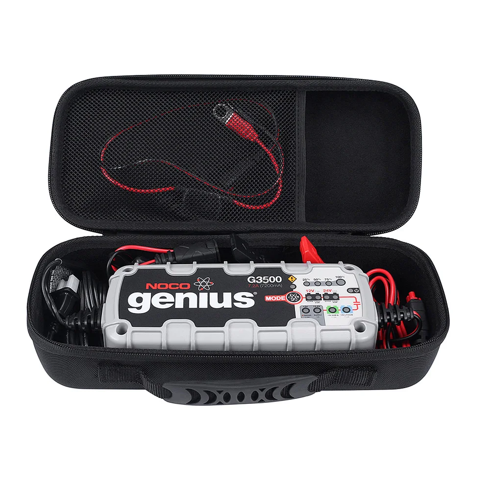 

2019 Newest Hard Carrying Bag Cover Protection Box Case for NOCO Genius G3500 6V/12V 3.5A UltraSafe Smart Battery Charger